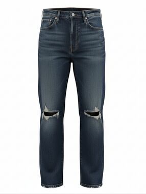 RE/DONE 90s High Rise Loose Fit Jeans 30 Distressed NWT Straight Leg Cotton Butt